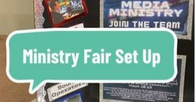Ministries Fair and Picnic- Set Up