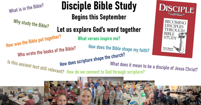 Disciple Bible Study Introductory Meeting