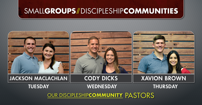Discipleship Community Week
