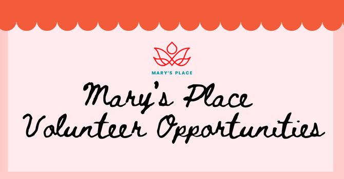 Volunteer at Mary's Place