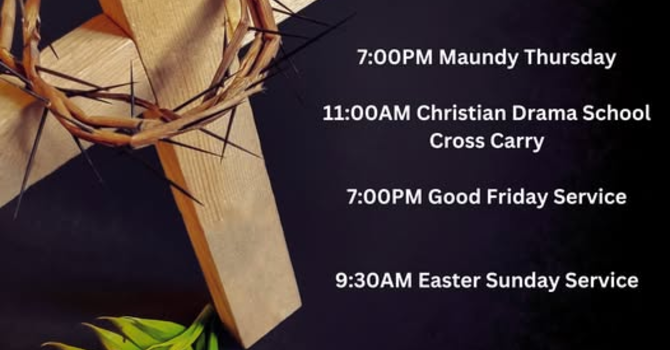 Holy Week Services image