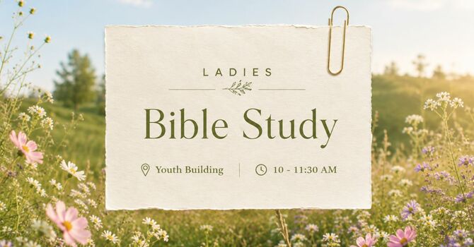 Ladies Bible Study