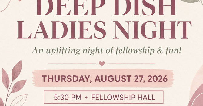 August Deep Dish Ladies Night image