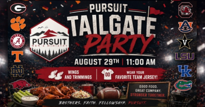 Pursuit Men's Tailgate Party