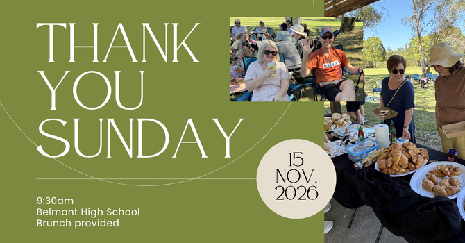 Thank you Sunday