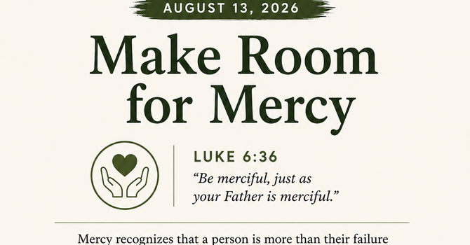 Make Room for Mercy image