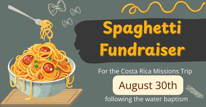 Spaghetti Fundraiser