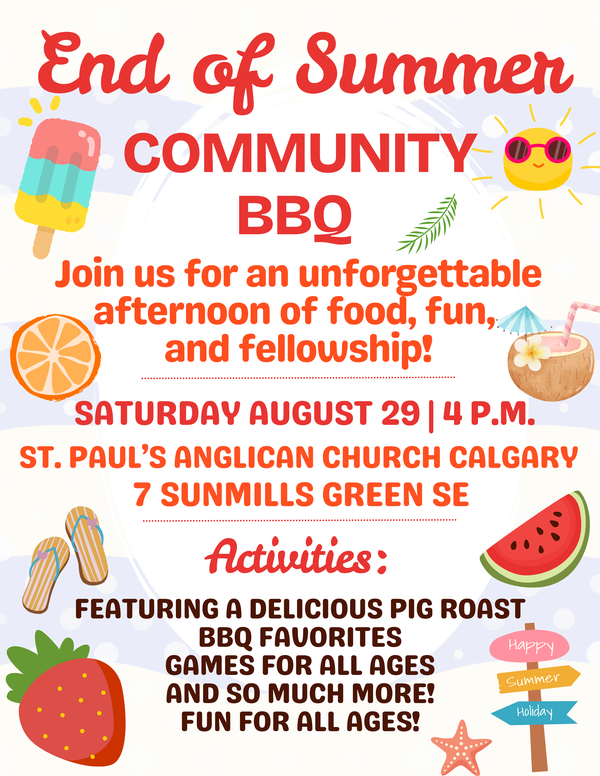 End of Summer Community BBQ