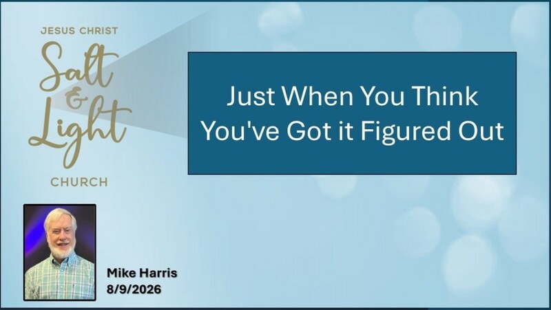 Just When You Think You Have It Figured Out