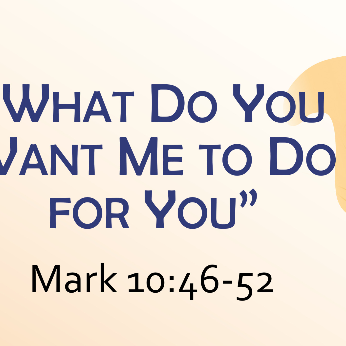What Do You Want Me to Do for You episode artwork