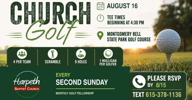 Church Golf Outing