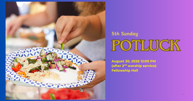 5th Sunday Potluck