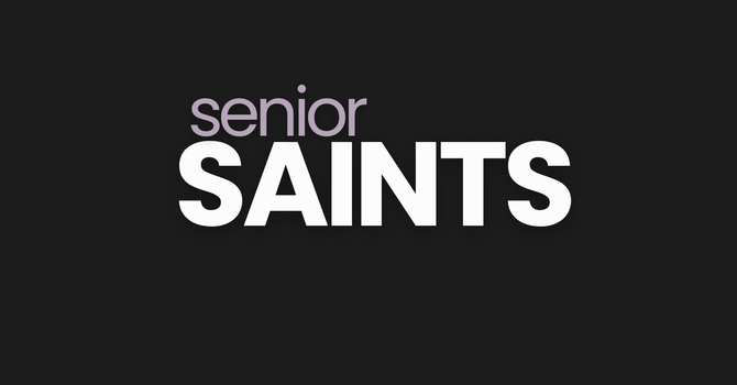 Senior Saints Lunch