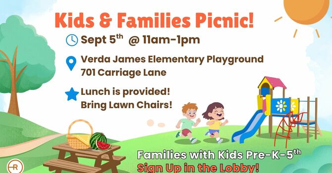 Kids & Families Picnic & Fellowship 