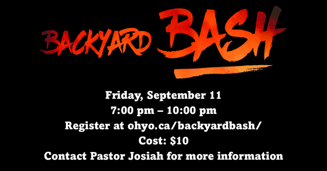 BeFree Youth - Backyard Bash