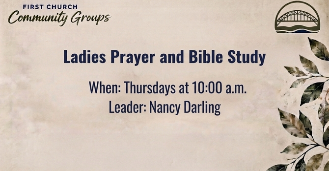 Ladie's Prayer and Bible Study