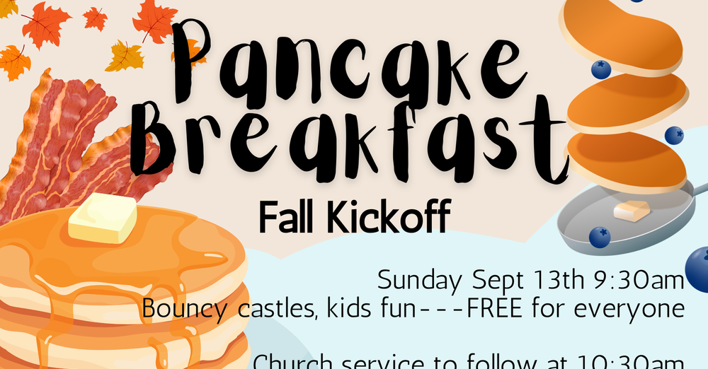 Pancake Breakfast Fall Kickoff