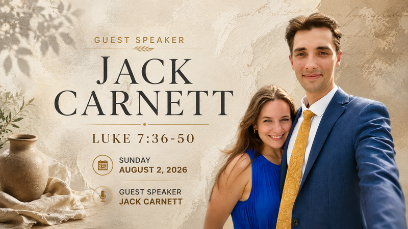 Guest Speaker: Jact Garnett