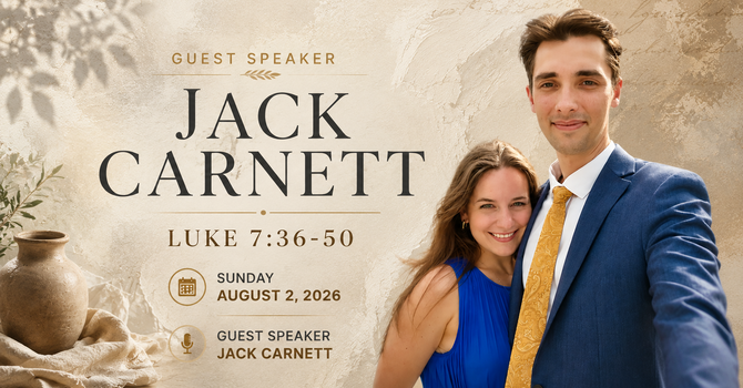 Guest Speaker: Jact Garnett