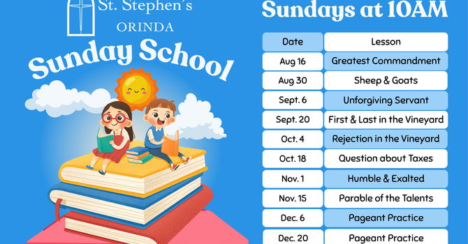 Sunday School - 10AM
