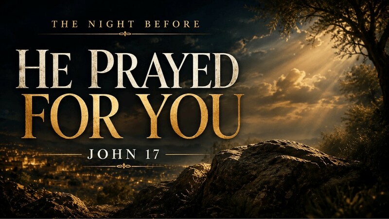He Prayed for You