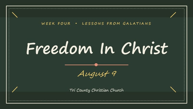 FREEDOM IN CHRIST 
