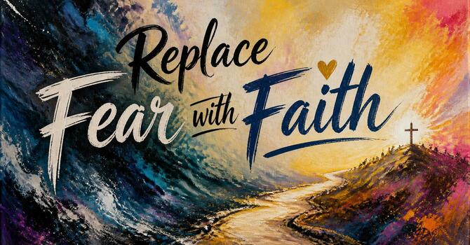 Replace Fear with Faith image