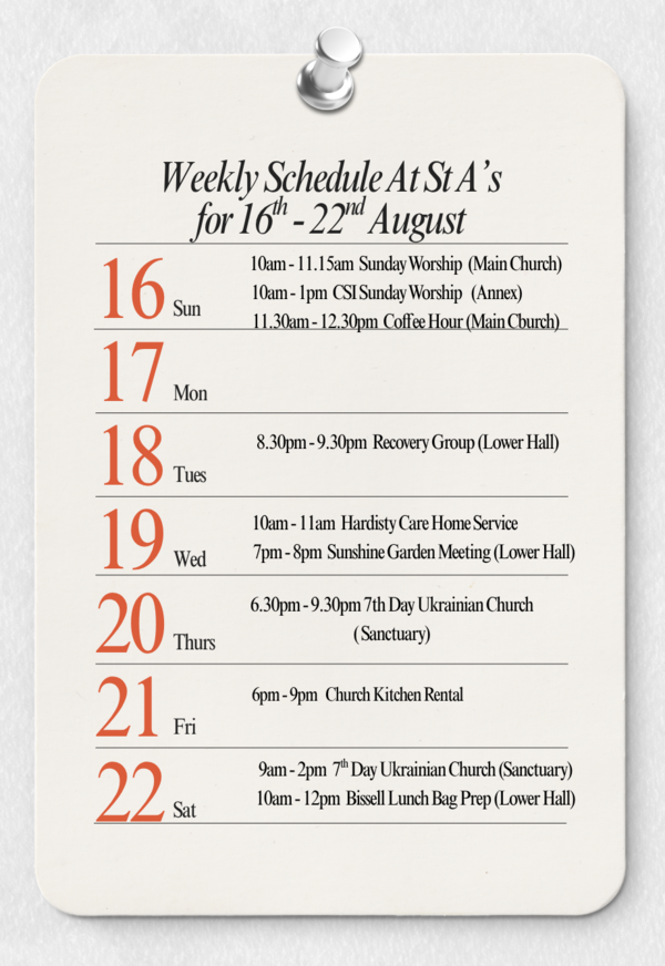Church Calendar