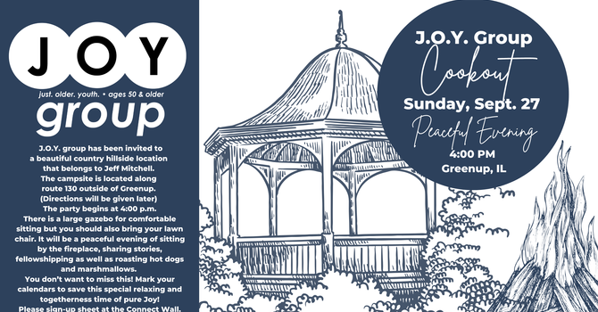 J.O.Y. Group Cookout