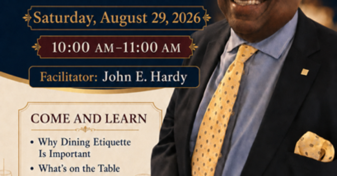 Youth Dining Etiquette Workshop