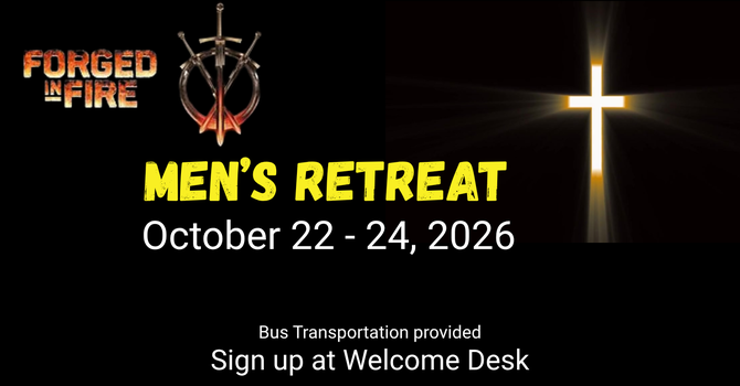 Men's Retreat Forged in Fire