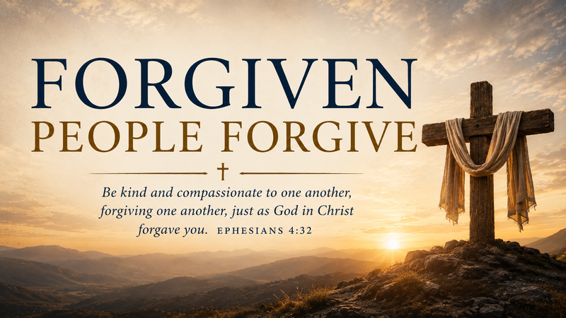 Forgiveness Entrusts the Past to God