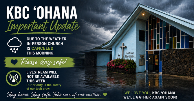 Church Cancelled Due to Weather image