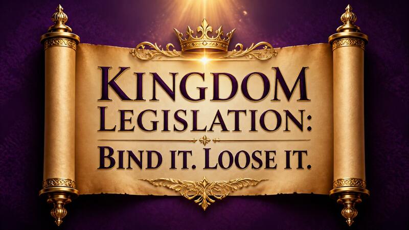 Kingdom Legislation: Bind It. Loose It.