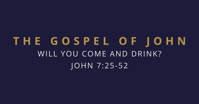 Will You Come and Drink?
