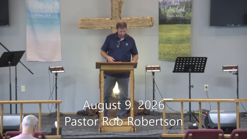 8-9-2026 Sermon