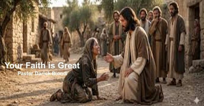 Your Faith is Great