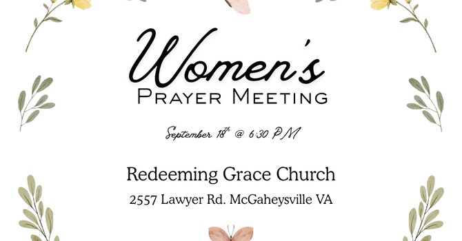 Women's Prayer Meeting