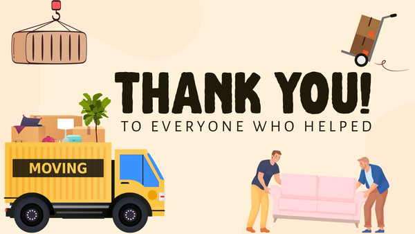 A BIG THANK YOU!