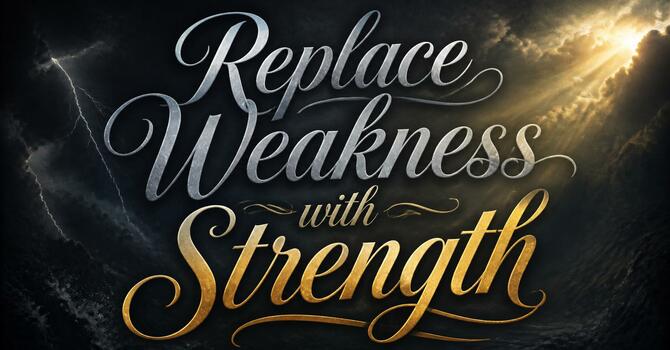 Replace Weakness with Strength image