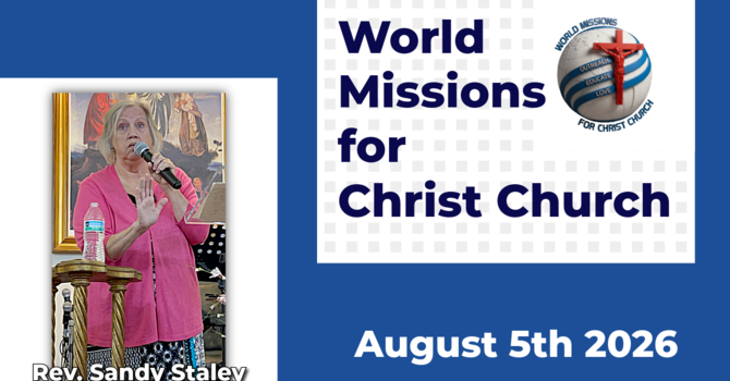 August 5th 2026 Rev. Sandy Staley
