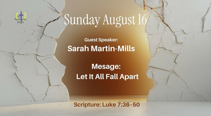 Sunday August 16 Message