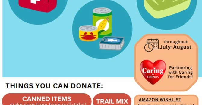 Summer Outreach Opportunity: Food & Hygiene Drive image