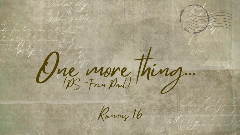 One More Thing