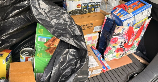 First Successful Pickup from the Food and Hygiene Drive