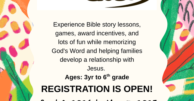 AWANA starts September 9th!