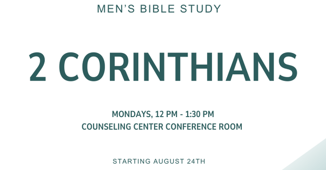 Men's Bible Study - 2 Corinthians 