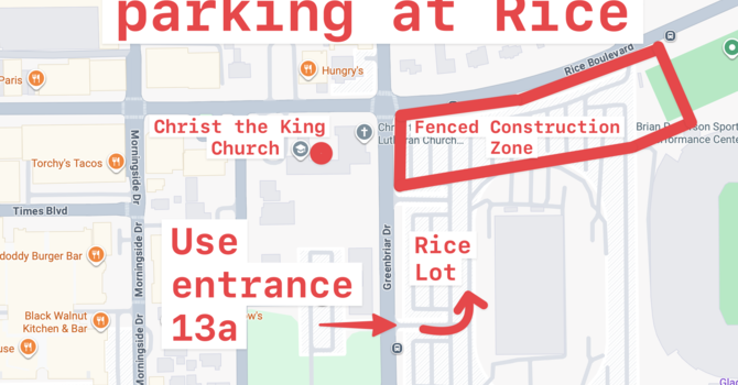 Rice Village Campus Parking Update