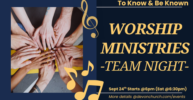 Team Night - Worship Ministries 