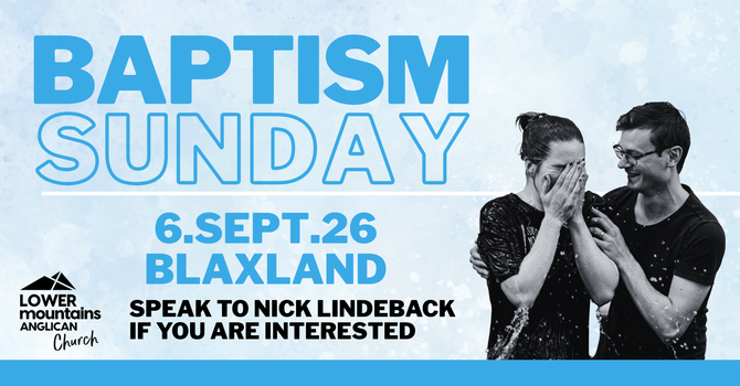 Baptism Sunday